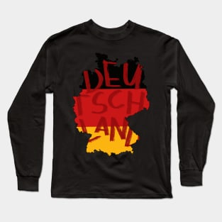 Germany country typography Long Sleeve T-Shirt